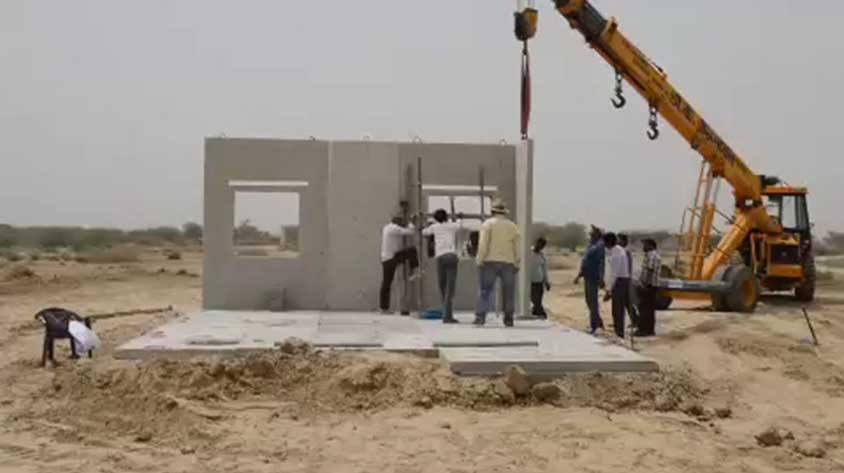 Precast Building Installation